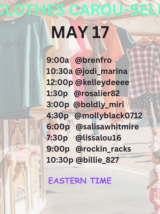 Tops - 🎠 Clothes Carou-SELL 🎠 is LIVE now Monthly Train Show May 17